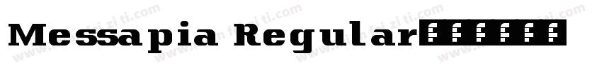 Messapia Regular字体转换